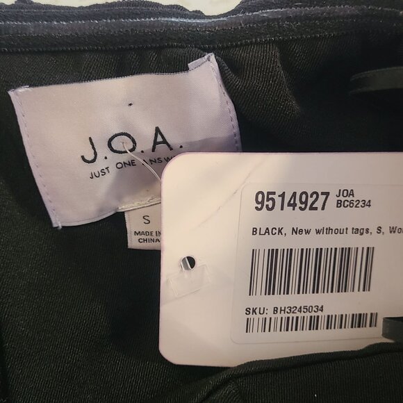 J.O.A. Off the Shoulder Black Lace Midi Dress LBD Whimsigoth Classic NEW Small - Picture 5 of 10